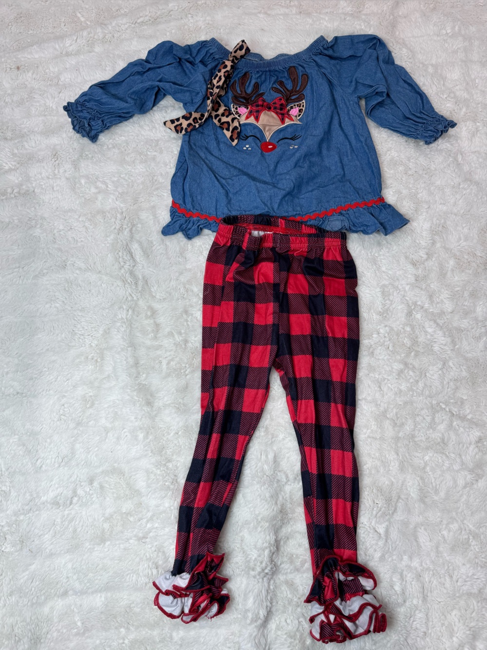 Marie Nicole Set Buffalo Plaid